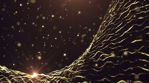 Gold Glitter Background. Video stock 69962405