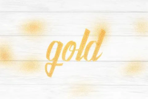 Gold Glitter Background Stock Illustration