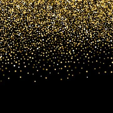 Gold glitter background Stock Illustration