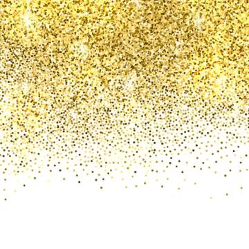 Gold glitter background Stock Illustration