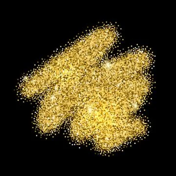 Gold glitter background Stock Illustration