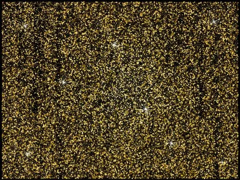 Gold glitter background. Stock Illustration