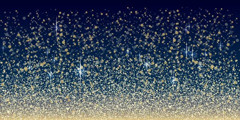 Gold glitter background Stock Illustration