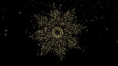 Gold Glitter Background. Loop Video stock 98736426