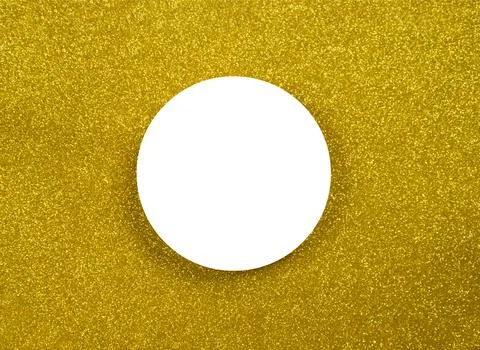 Gold glitter background, place for text Stock Photos