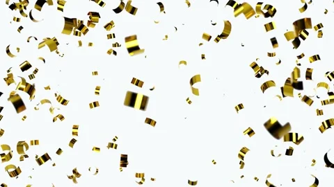 Gold glitter background with sparkle shine light confetti effect. Looped Stock-Footage 336445332