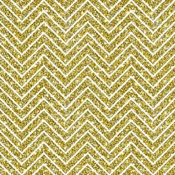 Gold Glitter Chevron Pattern Background Stock Illustration