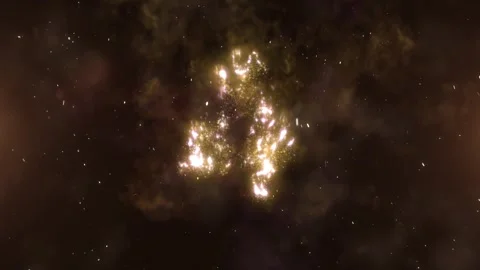 Gold Glitter Christmas Particles Countdown Stock Footage 311531873