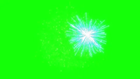 Gold glitter explosion isolated on green screen background for motion graphics. Stock Footage 344918119