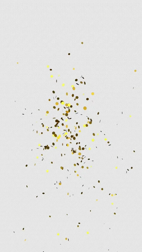 Gold Glitter Explosion Soft Vertical Celebration Stock Footage 322080692