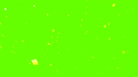 Gold Glitter Falling On Green Screen Bac... | Stock Video | Pond5