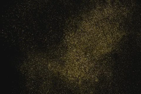 Gold Glitter Halftone Dotted Backdrop. Stock Illustration