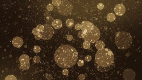 Gold glitter lights abstract background, defocused Golden Particles Glitter.. Stock Footage 251635151