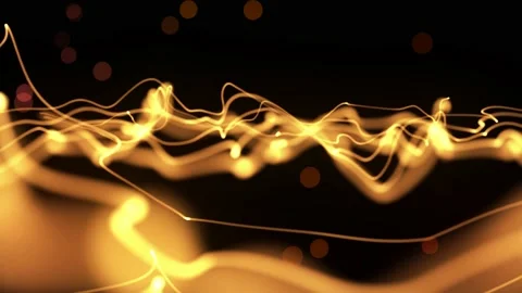 Gold glitter lines background for gala awards and celebration. Video stock 140060201