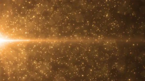 Gold glitter particles background Video stock 229316748