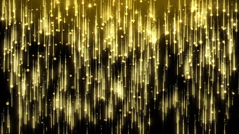 Gold glitter rain 1 Video stock 105192970