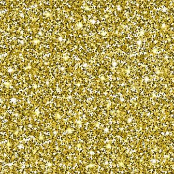 Gold Glitter Seamless Pattern Background Stock Illustration