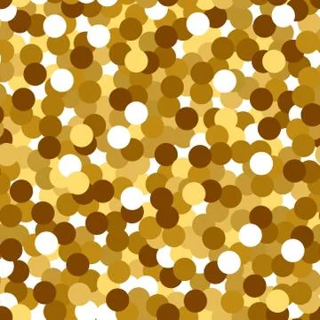 Gold glitter seamless pattern Stock Illustration