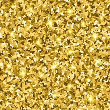 Gold Glitter Seamless Pattern Illustrazione stock