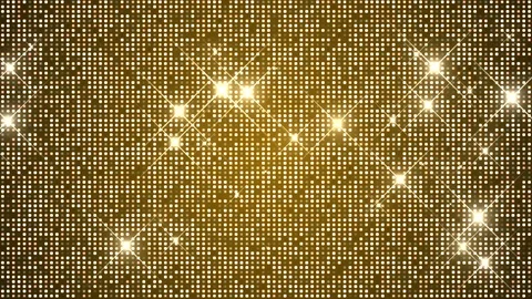 Gold glitter sparkles glamour background Stock Footage