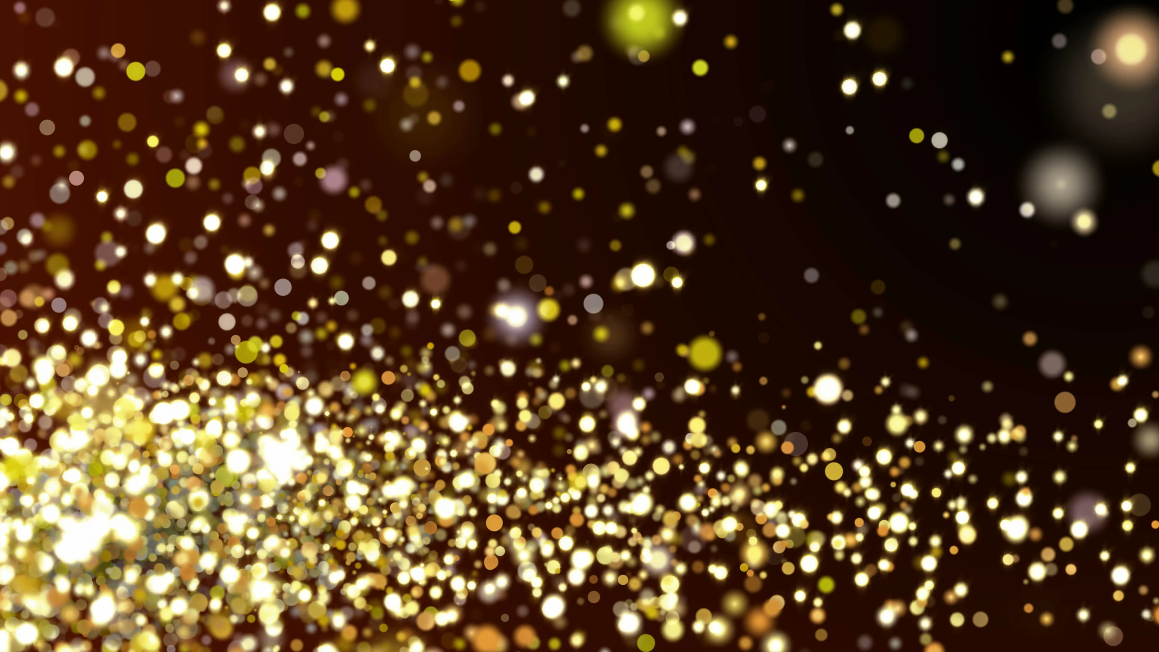 Gold glitter sparkles texture on dark ba... | Stock Video | Pond5