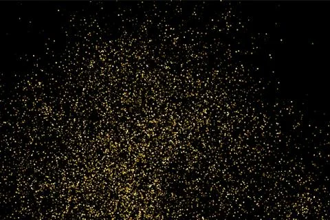 Gold glitter texture. Illustration