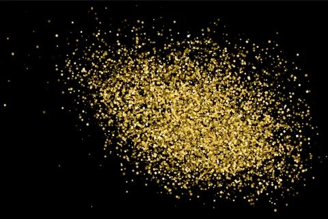 Gold glitter texture. Illustrazione stock