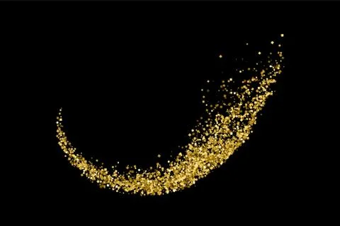 Gold glitter texture. Stock Illustration