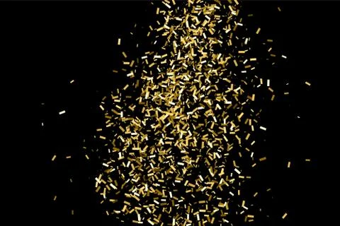 Gold glitter texture. Stock Illustration