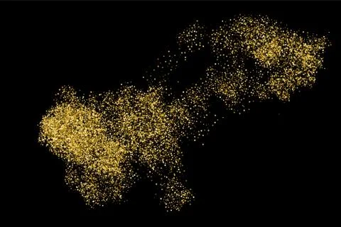 Gold glitter texture. 스톡 일러스트