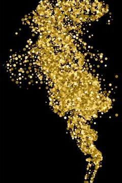 Gold glitter texture. 스톡 일러스트