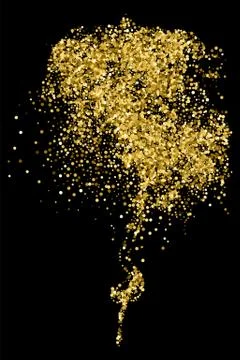 Gold glitter texture. 스톡 일러스트