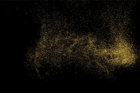 Gold glitter texture. Stock Illustration