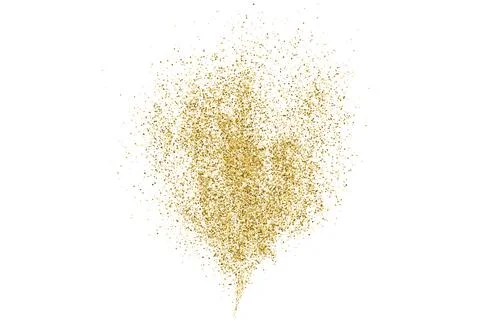 Gold Glitter Texture. Illustration