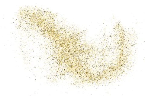 Gold Glitter Texture. Stock Illustration
