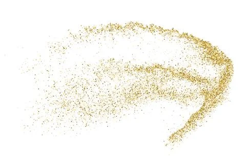 Gold Glitter Texture. Stock Illustration