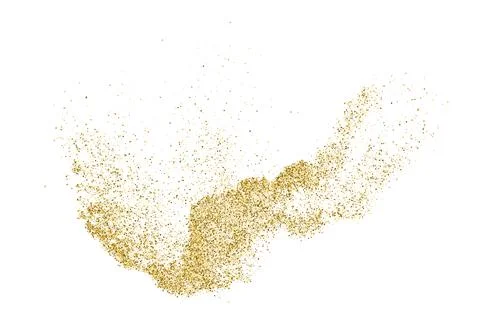 Gold Glitter Texture. Illustrazione stock