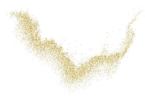 Gold Glitter Texture. Stock Illustration