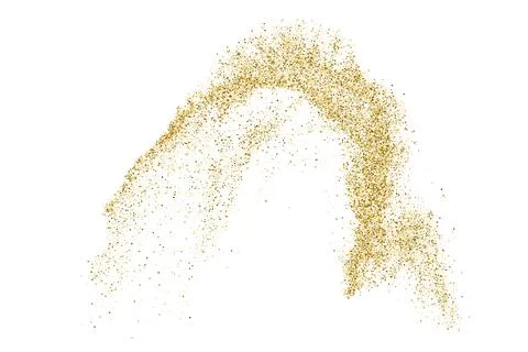 Gold Glitter Texture. 스톡 일러스트