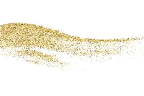 Gold Glitter Texture. Stock Illustration
