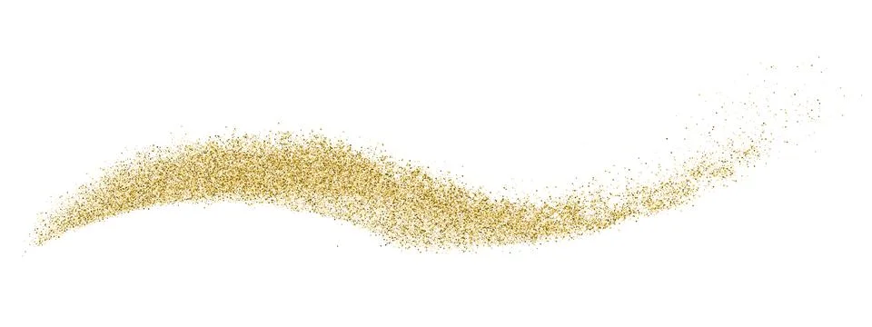 Gold Glitter Texture. Stock Illustration