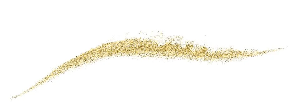 Gold Glitter Texture. Illustrazione stock