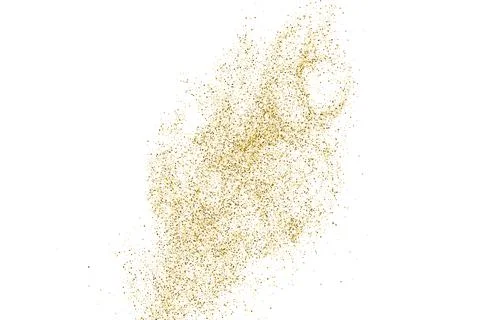 Gold Glitter Texture. Stock Illustration