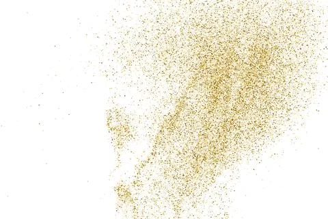 Gold Glitter Texture. Stock Illustration