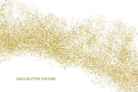 Gold Glitter Texture. Stock Illustration
