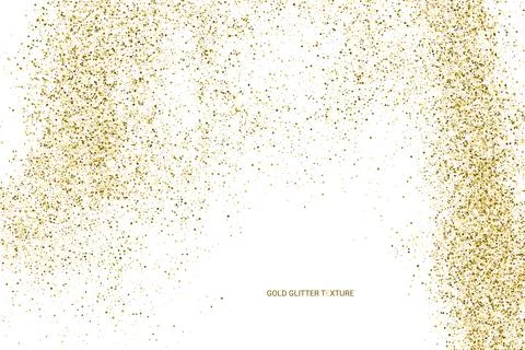 Gold Glitter Texture. Stock-Illustration
