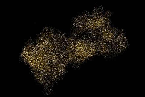 Gold Glitter Texture. Stock Illustration
