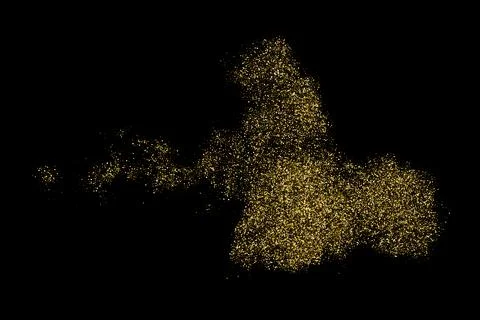 Gold Glitter Texture. Stock Illustration