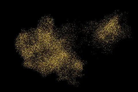 Gold Glitter Texture. Stock Illustration