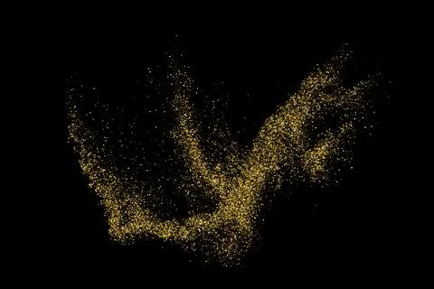 Gold Glitter Texture. イラスト素材